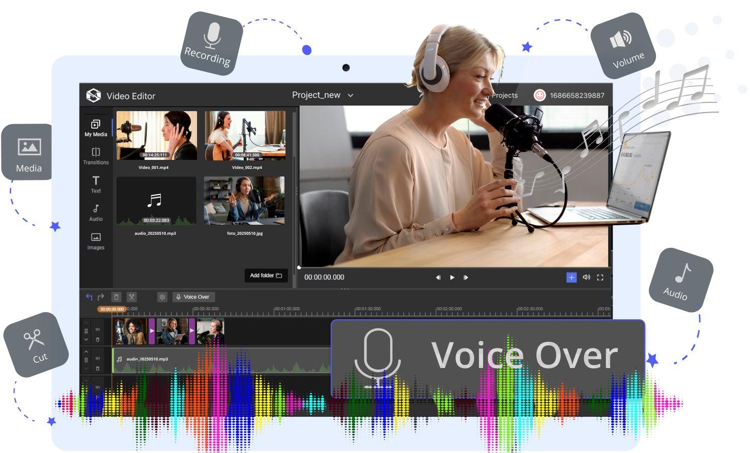 Record Voiceovers Online for Free in Minutes