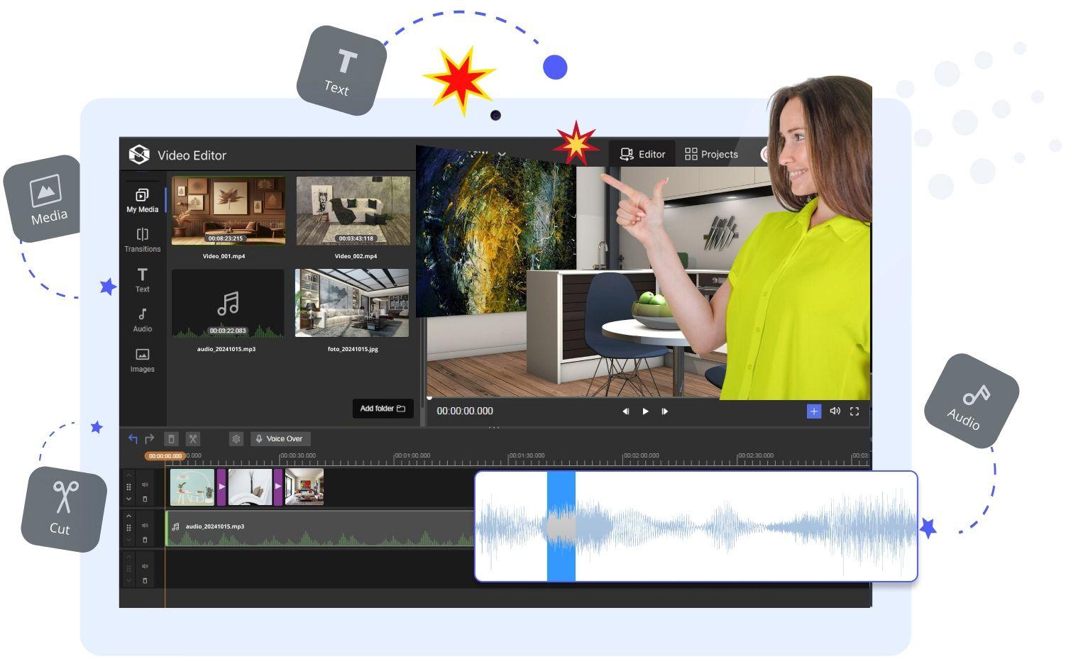 Interior Design Ad Video Maker - Create Videos Free Online