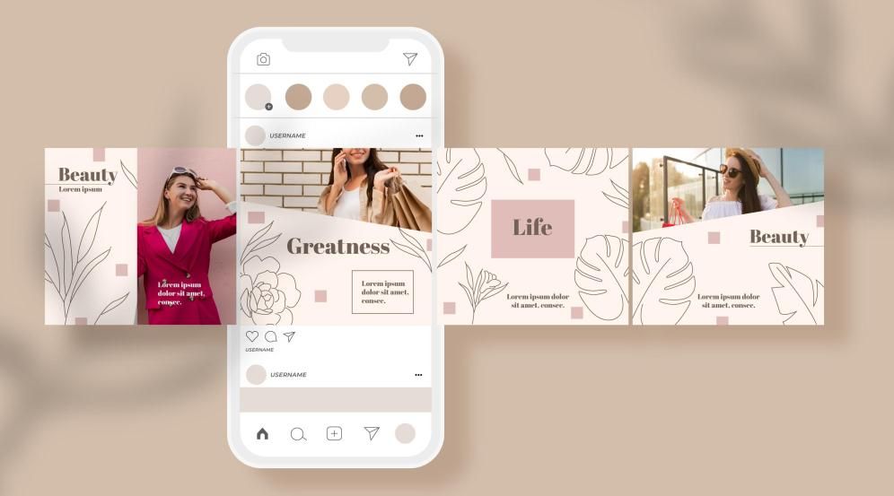 Instagram Reels Trending The Stacked Horizontal Collage Effect